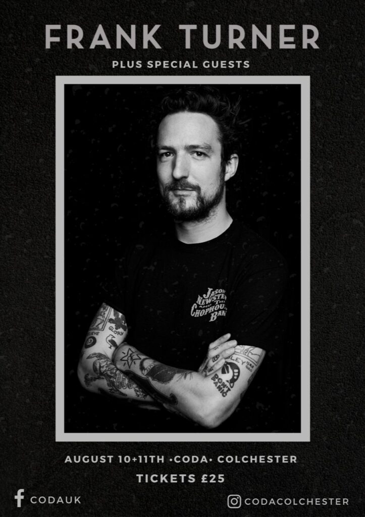 Frank Turner Coda Colchester