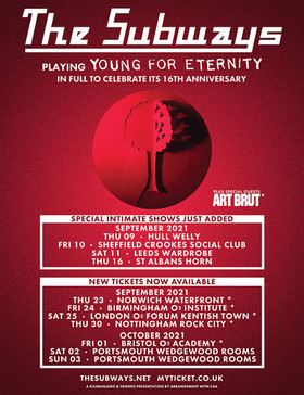 The Subways Young For Eternity Tour